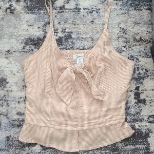 Women's checkered top